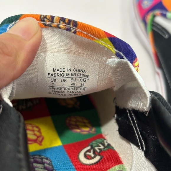 Cynar, Vans-Style Slip-On Shoe. Mens Size 7.  Custom. Never Worn. - Picture 6 of 7